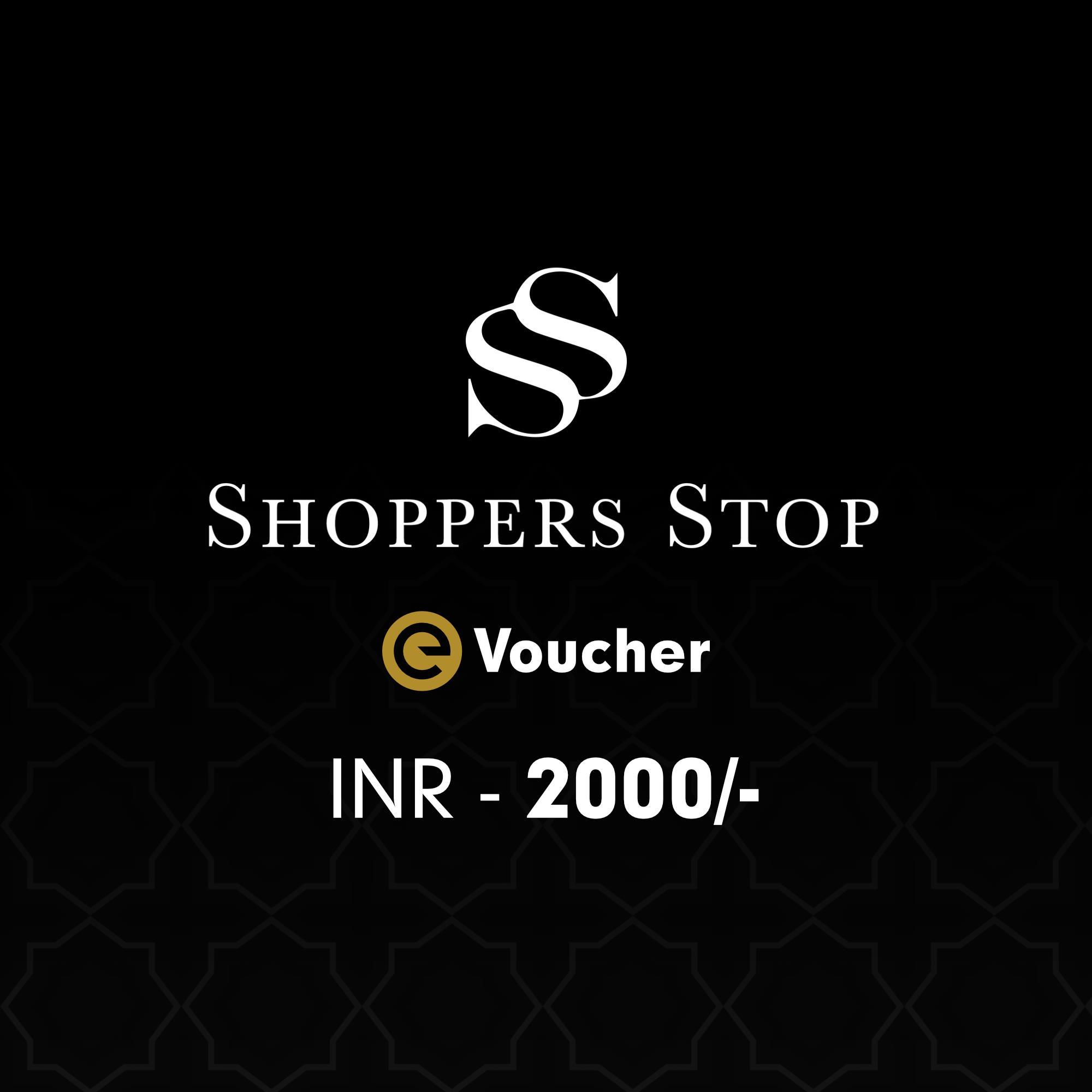 Shoppers Stop E Voucher Rs 2000 Shopper Stop Gift Cards Shoppers Stop E Voucher Rs 2000 Shopper Stop Gift Cards
