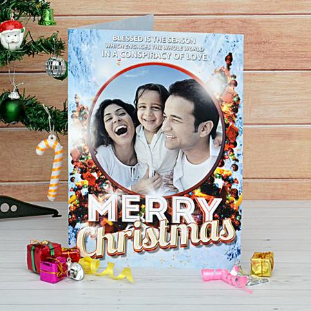 Cool Blue New Year Card