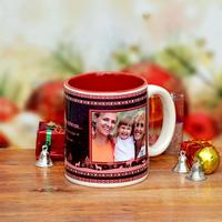 Maroon Christmas Mug
