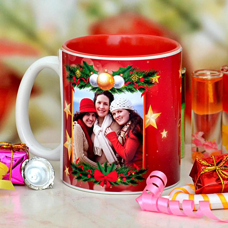 Red Christmas Personalized Mug