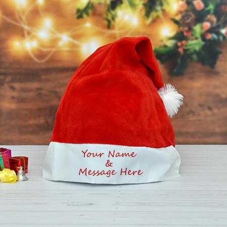 Joyful Personalized Santa Cap