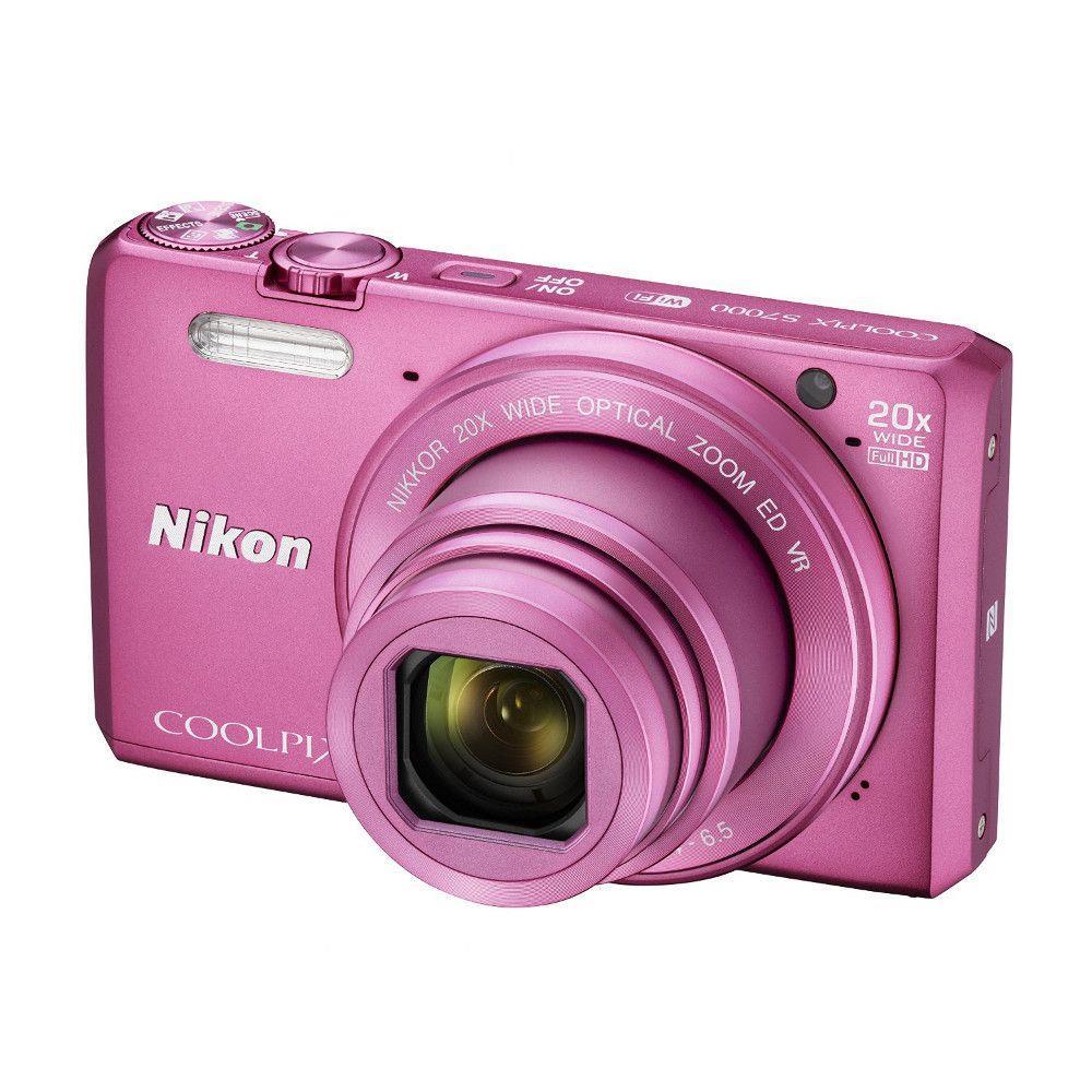 Nikon Coolpix S7000 ピンク Nikon COOLPIX S7000 16.0MP 20X Optical Zoom Vintage Digital