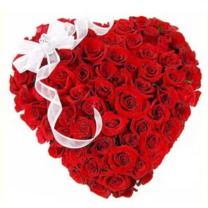 Heart Red Roses Bouquet Heart Red Roses Bouquet