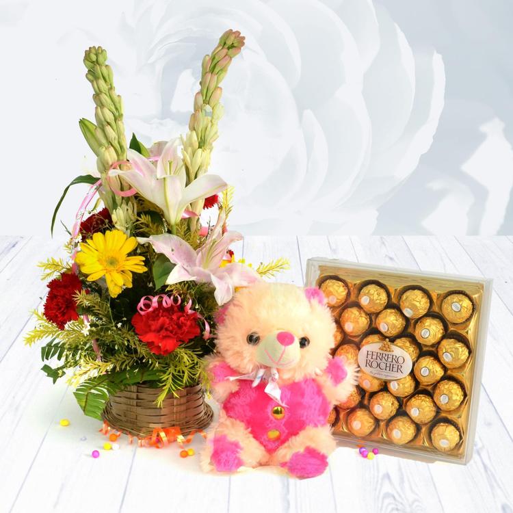 Combo of Delectables with Teddy