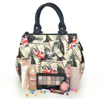 London Style Bag with Maybelline Products