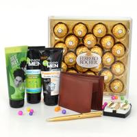 Chocolaty Hamper with Garnier Men Products