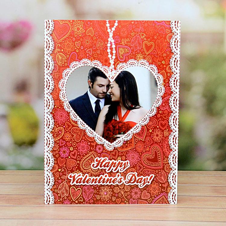 Red Heart Valentine Card