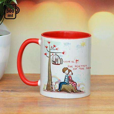 Love Is Poetry Personalized Mug