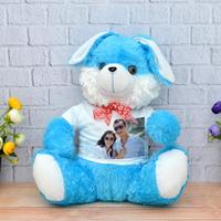 Blue Personalized Bunny