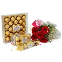 Ferrero Rocher, Rose & Card