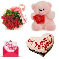 Valentine Delectables with Gifts