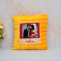 Personalized Valentine Yellow Pillow
