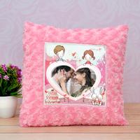 Square Rose Personalized Pillow