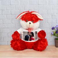 Personalized Red Bunny