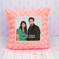 Personalized Rose Square Pillow
