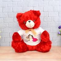 Personalized Red Teddy Soft Toy