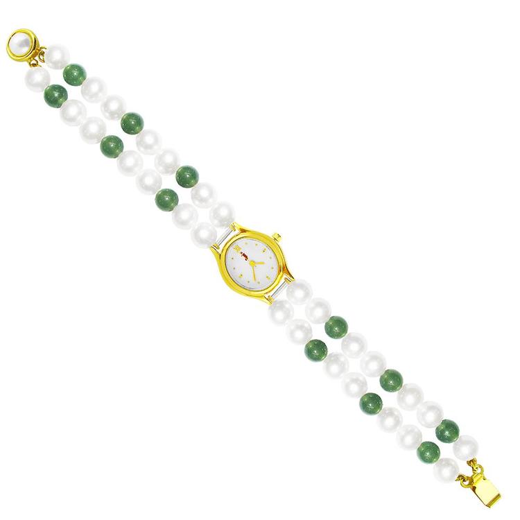 Classic Green Pearl Watch