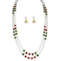 Delusion Pearl Necklace Set :