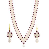 Dazzling Pearl Necklace Set