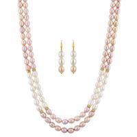 Crusty Pearl Necklace Set