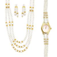 Exquisite Necklace Set With Watch