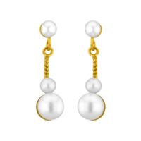 Sri Jagdamba Pearls White Earrings