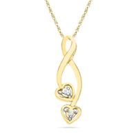 18 Kt Gold Special Heart Beat Diamond Pendant