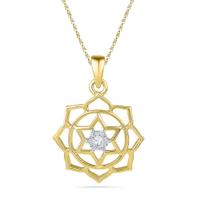 18Kt Gold Sitara Diamond Pendant