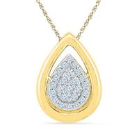 Shiney Diamond Pendant PF022499