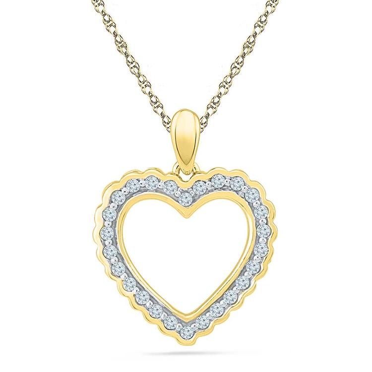 Special Sizzling Heart Diamond Pendant