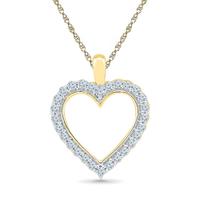 Honey Heart Diamond Pendent