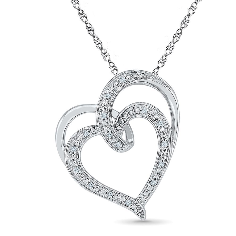 Lovey Diamond Pendent Valentine Gift for Her