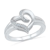 Love Life Heart Diamond Finger Ring