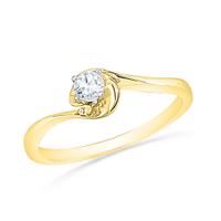 Single Studded Diamond Ring
