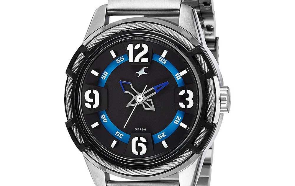 Stainless Steel 3157km01 Fastrack Analog Black Dial Watch-3157KM01