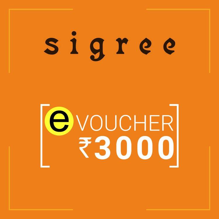 Sigree e-voucher Rs 3000