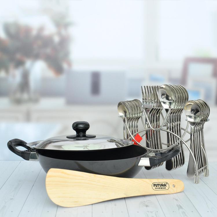 Victoria Cutlery & Kadhai Combo