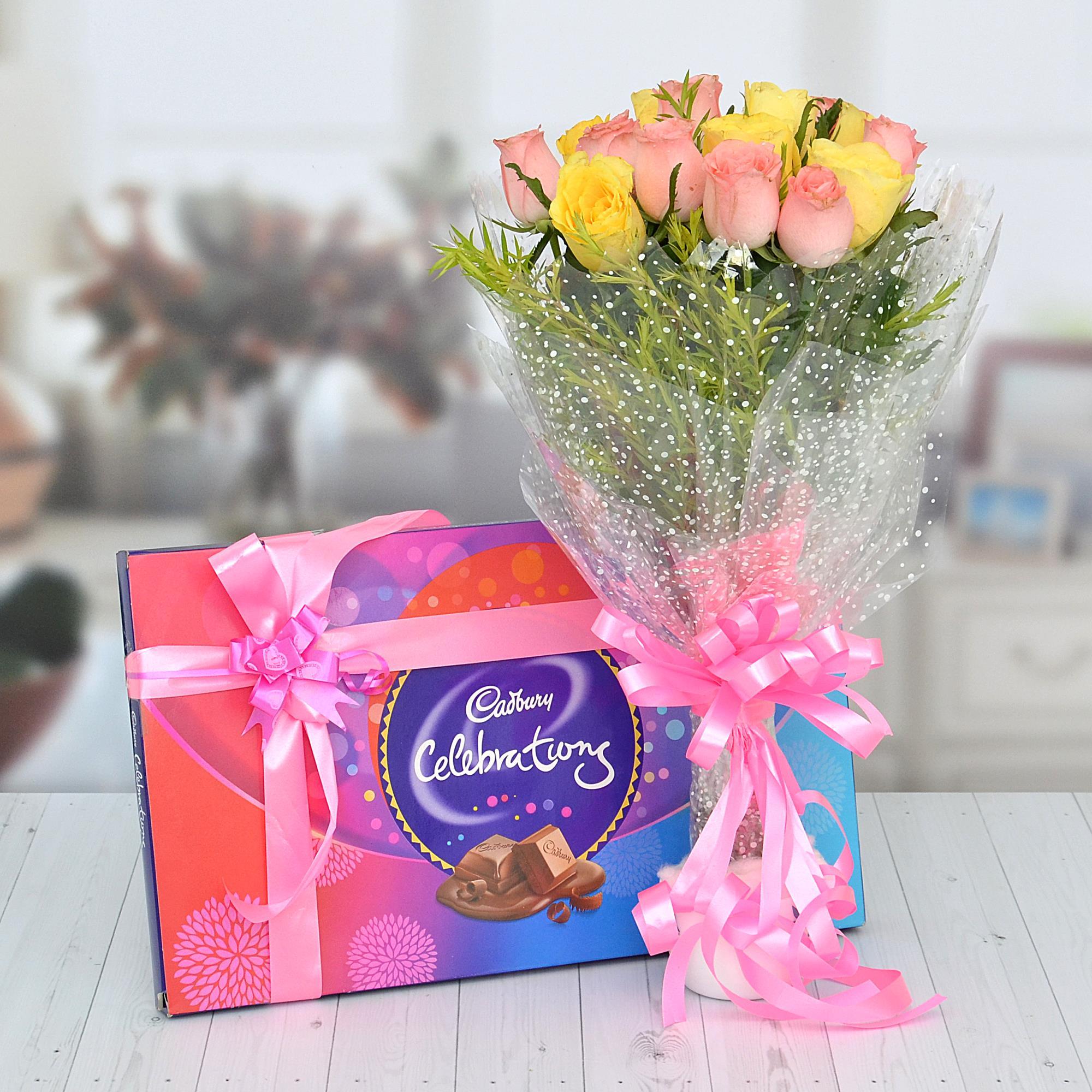 Rose, Celebraton Same Day Flowers, Chocolates