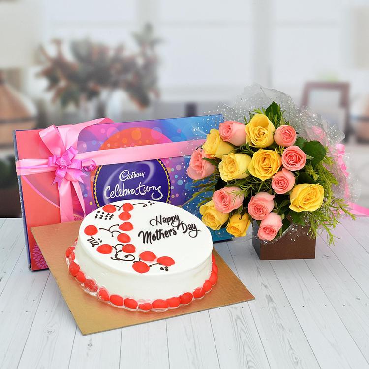 Roses & Cake Hamper