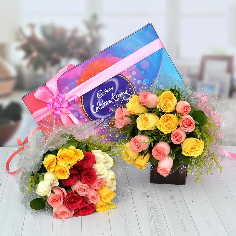 Celebrated Flowers Combo