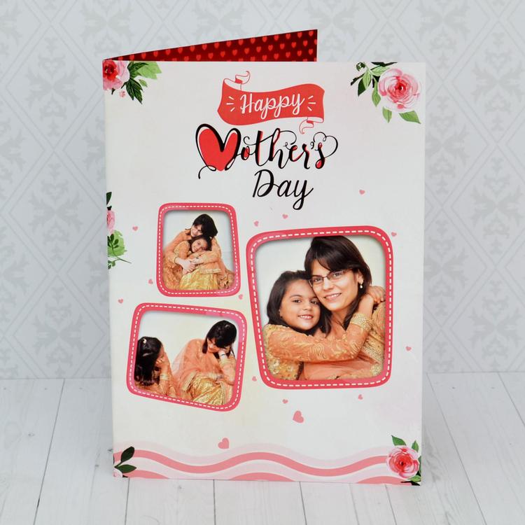 Mothers Day White Card