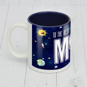 To The Best Mom Blue Mug