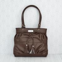 Chocolate Hand Bag, Bow & Handle