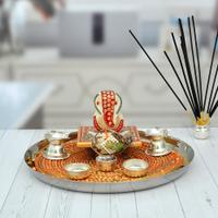 Ganesh Puja thali Decoration