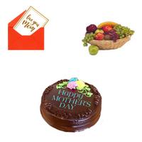 Fruits & Chocolate Cake Serenade