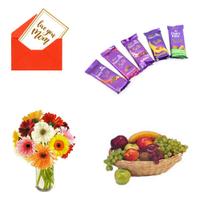 M Day Flowers Chocolates & Fruits