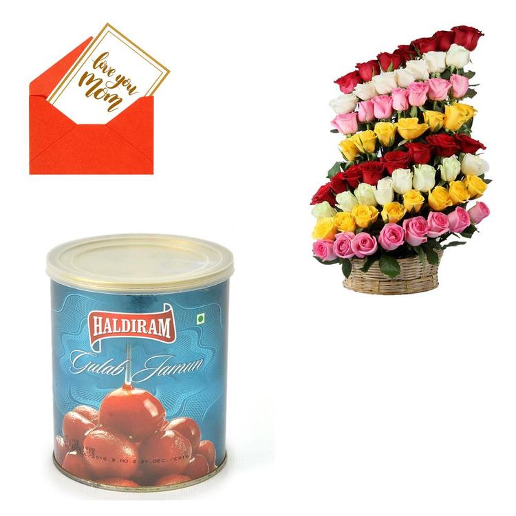 Roses & Gulab Jamun for Mother's Day