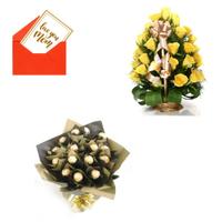 Roses & Ferrero Bouquet