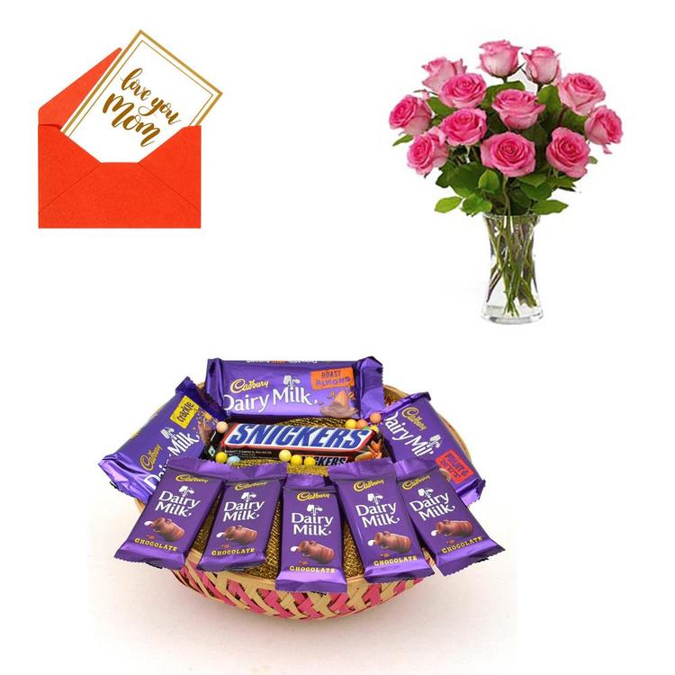 Pink Roses & Chocolates