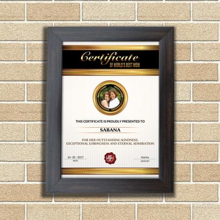 Mom Special Certificate